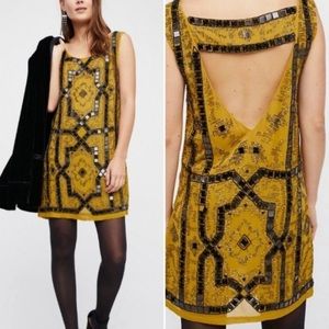 NWOT Free People Speak Easy Flapper Sequin Dress